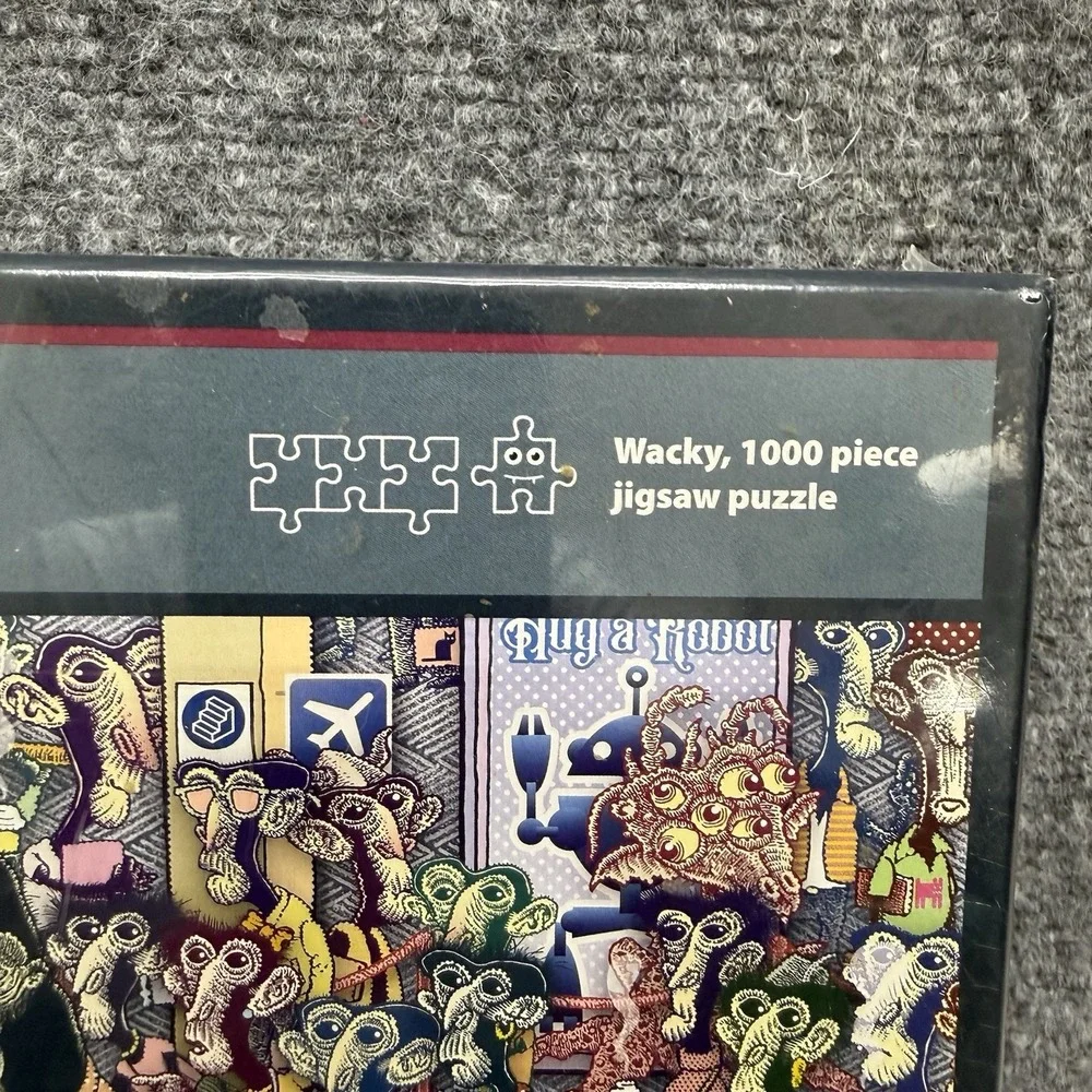 Apes and Aliens wacky 1000 piece jigsaw puzzle NIB